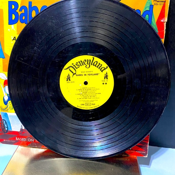WALT DOSNEY’S VINTAGE 1961 BABES IN TOYLAND ORIGINAL VERSION DISNEYLAND RECORD - Picture 8 of 12